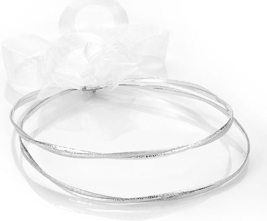 Handgefertigte Hochzeitskronen Rhea 179 Versilbert