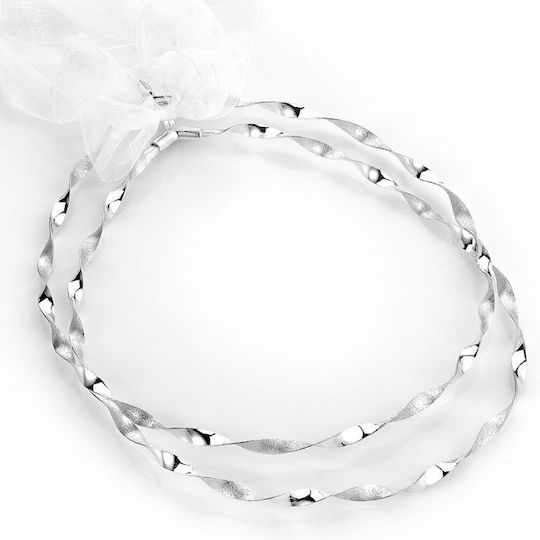Handgefertigte Hochzeitskronen Γκλόρια 333 Versilbert