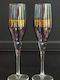 Champagner-Glas Für Hochzeit Glas / Kristall Ecru