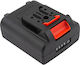 Red Technic Μπαταρία Εργαλείου Λιθίου 18V με Χωρητικότητα 2Ah