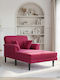 Modern Velvet Red Recliner 101x174x90 cm