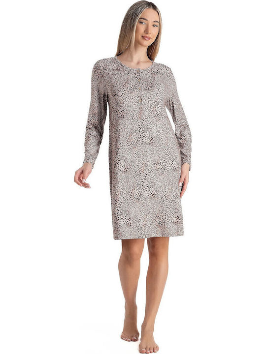 Relax Anatomic Relax Anatomic Damen Nachthemd Braun Sommer