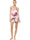 Pink Label Winter Satin Babydoll Rosa