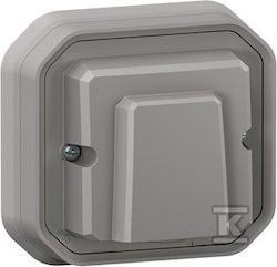 New Plexo 55 Kabelauslasshalter Komplett Einbaudose 16a 230v Ac Grau 069848l