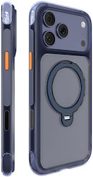 Mutural Airshield Kickstand Magsafe Navy Blue Mobile Phone Case for iPhone 18 Pro Max/17 Pro Max