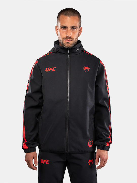 Cardigan Black/red