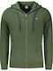 Hooded Cardigan Green
