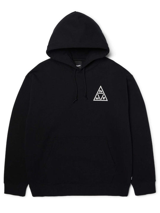 HUF Triple Triangle Суитшърт с Качулка Черен