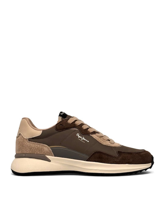 Pepe Jeans City Men's Sneakers Dark Brown