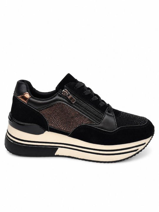 Adidași Flatforms pentru femei Negri