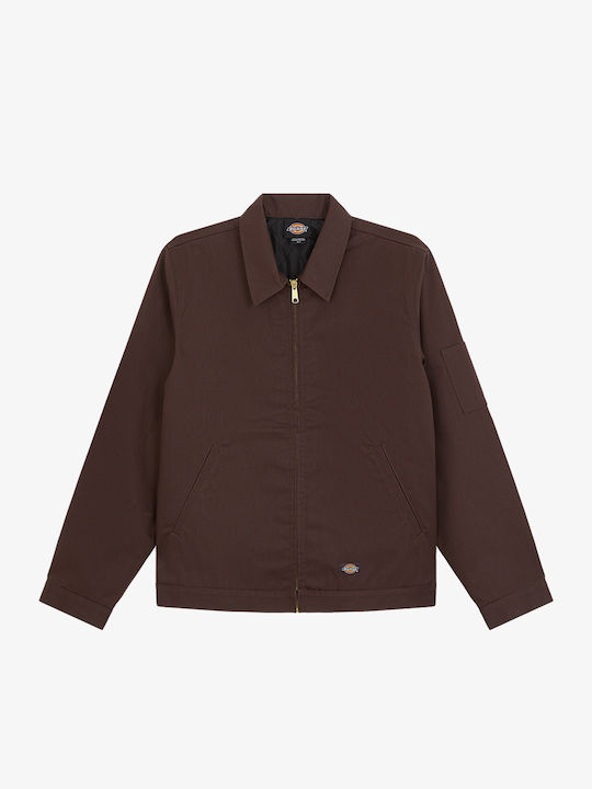 Dickies Puffer Jacket Chocolate Brown