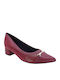 Pantofi cu toc ascuțite burgundy
