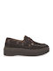 Suede Women's Moccasins In Brown Colour