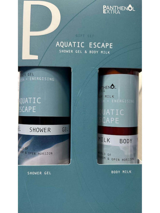Panthenol Extra Aquatic Escape Skin Care Set for Body Cleaning 2 Pieces