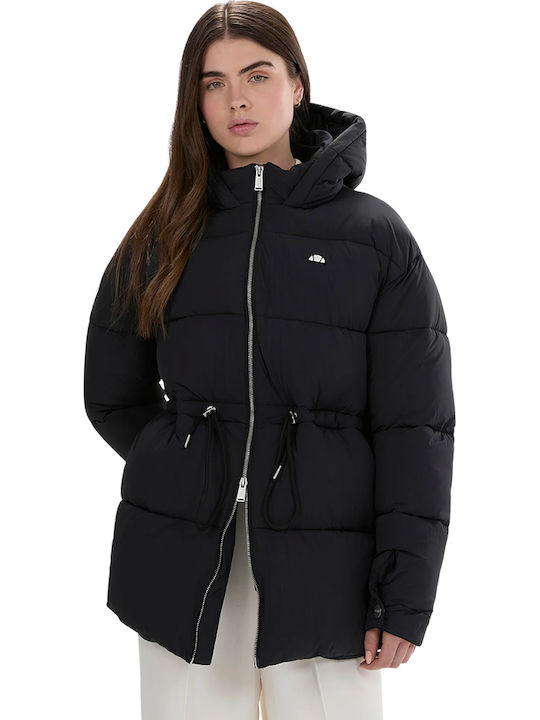 Women's Puffer Jacket for Winter Black
