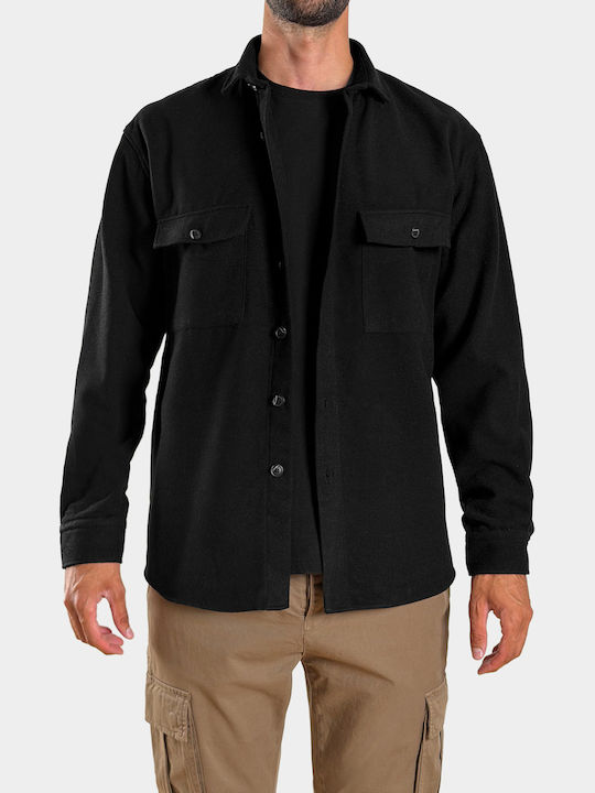 3Guys Langärmeliges Flanell Overshirt in Normal...