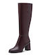 Damenstiefel Burgundisch