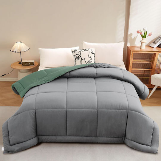 Homeone Einzel Steppdecke Mit Mikrofaser-Füllung 160x220cm 100