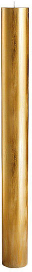 Hollow Patina Candle 15x140cm Gold Without Base