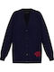 Damen Strickjacke Navy Blau
