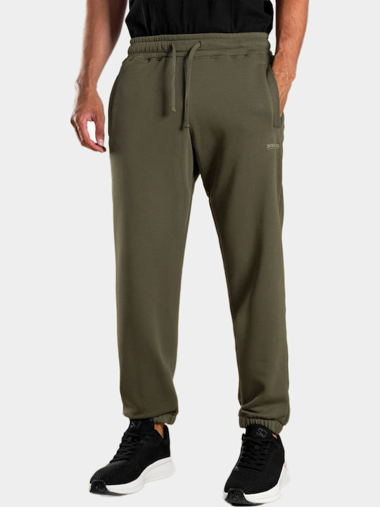 3Guys Green Olive Sweatpants Set