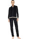 Velvet Sweatpants Black