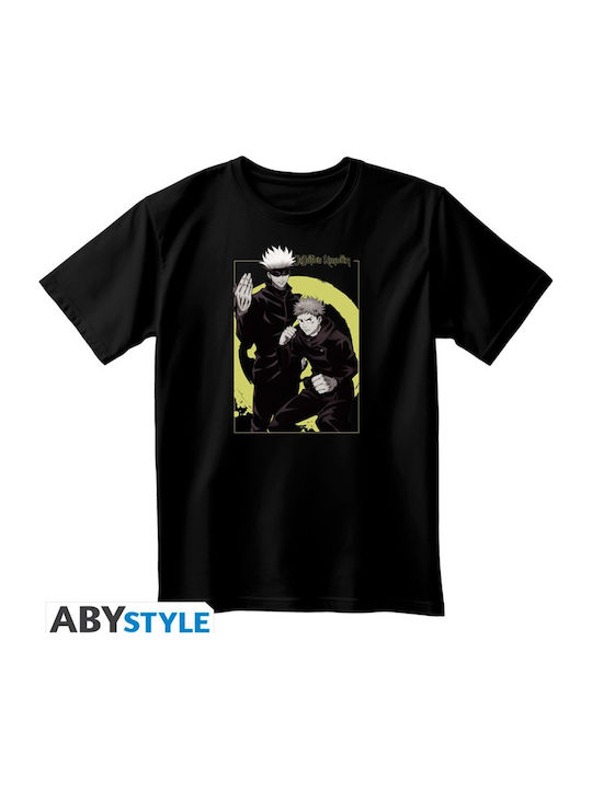 Tshirt Unisex Black Jujutsu Kaisen Itadori + & Gojo Abytex833