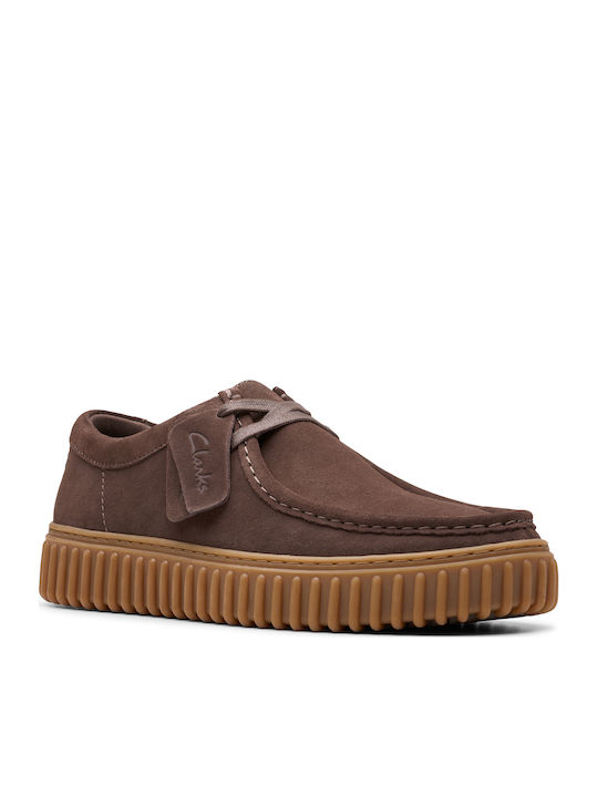 Clarks Torhill Lo Suede Herren Mokassins in Bra...