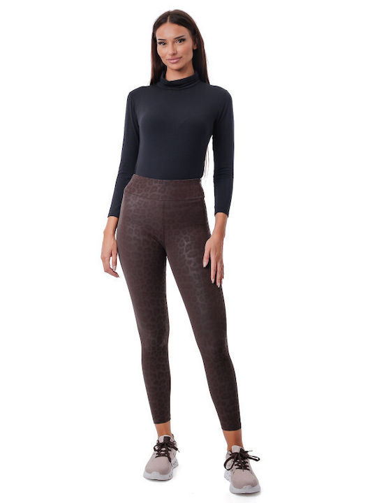 Silia D Women's Brown Leggings