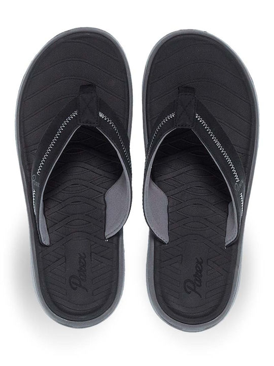 Parex Men's Flip Flops Black