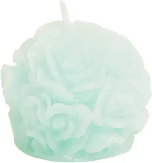 Hochzeitsgeschenke & Taufgeschenke Kerze Rosen Türkis