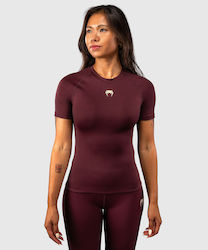 Venum Women's Short Sleeve Shirt VENUM-06374-049 for Jiu-Jitsu Purple