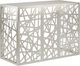 VidaXL Air Conditioner Cover Silver 110 x 50 x 80 Cm Stainless Steel