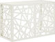 VidaXL Air Conditioner Cover White 90 x 40 x 60 cm Steel
