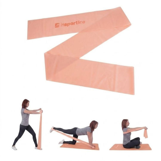 inSPORTline Orange Elastic Fitness Strap