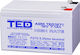 Battery Pack Compatible Apc Rbc110 12v 7.1ah 1x12v Ted Electric