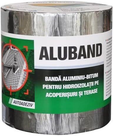 Bandă De Izolare A Armonilor 300mm X 10m Argintie