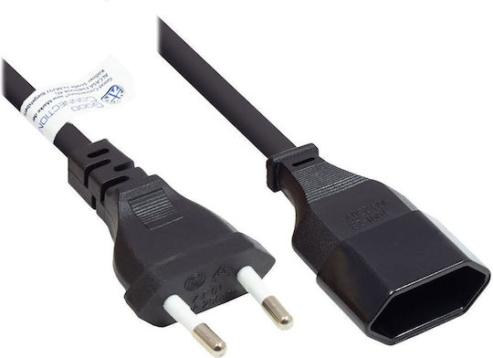 Good Connections Euro Netzkabel 2m Schwarz P0300-S020
