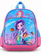 School Backpack For Elementary With Water Bottle Holder Pink