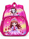 School Backpack For Elementary With Water Bottle Holder Pink