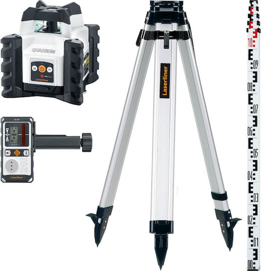 Laserliner Quadrum Compact 210S Саморегулиращ се Ротационен Лазерен Нивелир с Червен Лъч 7.4V
