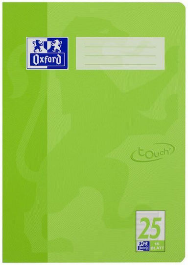 Oxford Notebook A4 16 Sheets Ruled Green