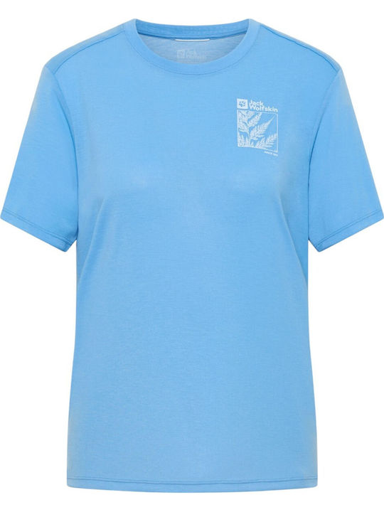 Bluza Damă Tricou Uscare Rapidă Albastru Deschis