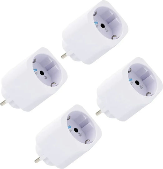 Shelly Gen3 Smart Power Strip with Switch and Remote Control 4 Pieces