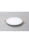 Fan Europe Recessed LED Panel 18W with Warm White Light