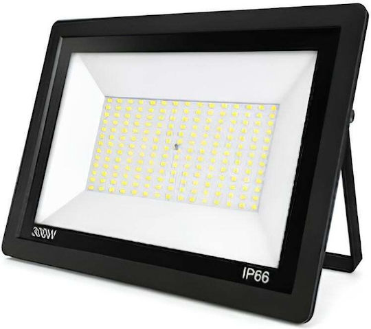 Jortan Водоустойчив LED Прожектор 300W Студено Бяло 6500K IP66