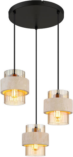 Globo Lighting Κρεμαστό Φωτιστικό Μαύρο