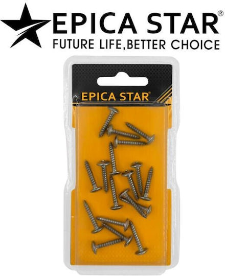 Epica Star Galvanized Wood Bolts with Diameter M5 and Length 50mm 6 Pieces