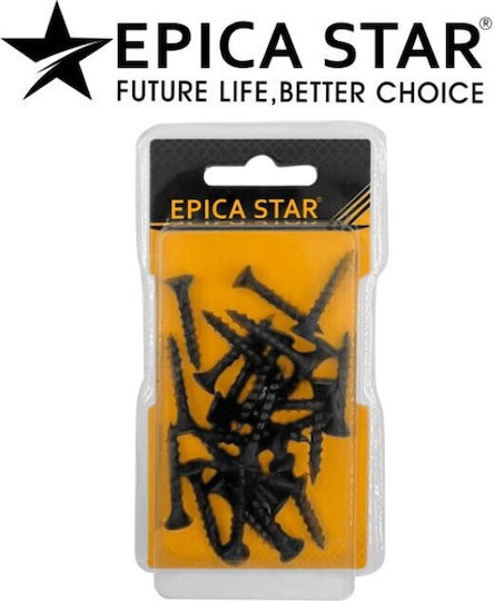 Epica Star Şuruburi Perete Uscat Galvanizate 30 Bucăţi