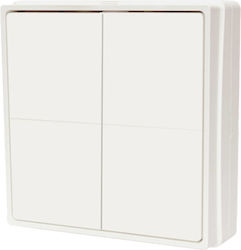 Shelly Blau Wand-Schalter 4 Adapter Legrand & Shelly
